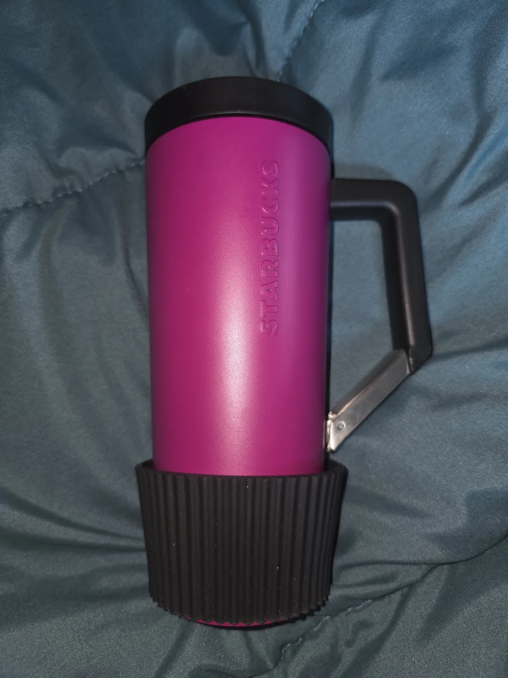 Starbucks Pink Insulated Travel Mug with Handle